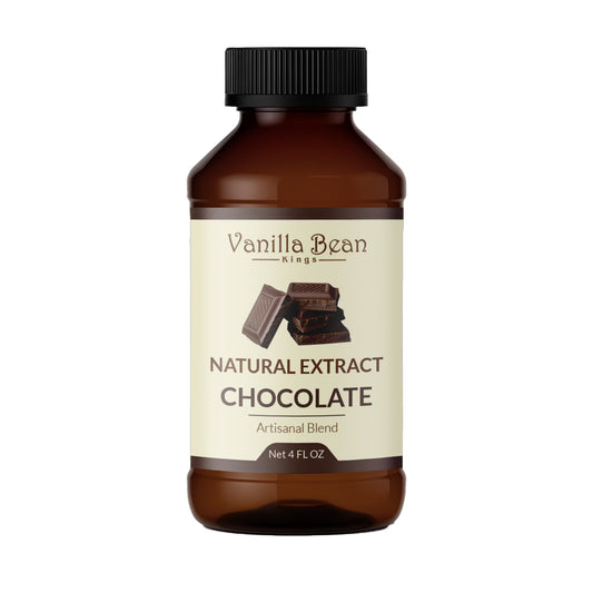 Pure Chocolate Extract for Baking and Flavoring - 4 OZ - Natural Flavors for Baked Goods, Desserts, & Cooking