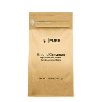 Pure Original Ingredients Ground Cinnamon 2 lb Pure Cinnamon Cassia, Baking & More, Strong & Flavorful