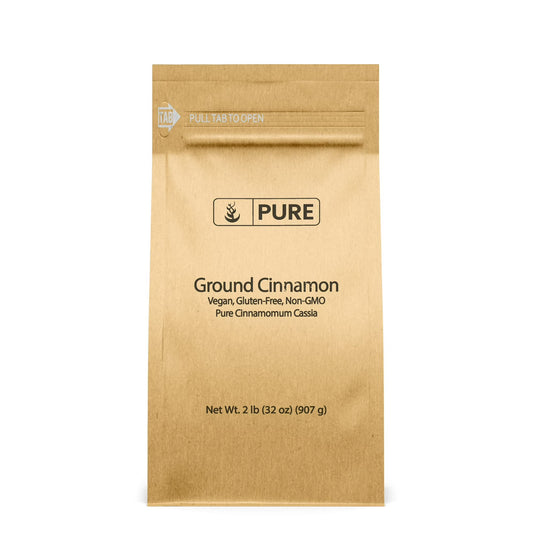Pure Original Ingredients Ground Cinnamon 2 lb Pure Cinnamon Cassia, Baking & More, Strong & Flavorful
