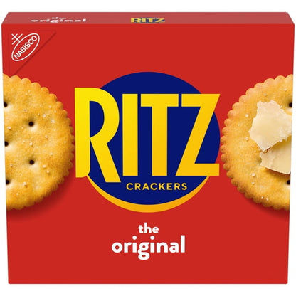 (30 pack) RITZ Original Crackers, Snacks for Kids and Adults, Lunch Snacks, 13.7 oz