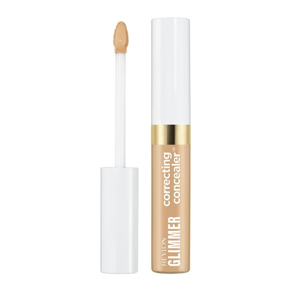 Revlon Glimmer Correcting Liquid Concealer, Buildable Coverage, 115 Yellow, 0.3 fl oz
