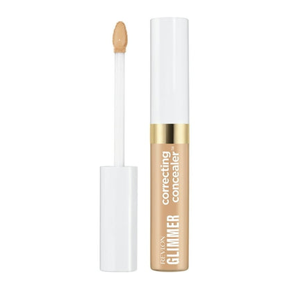 Revlon Glimmer Correcting Liquid Concealer, Buildable Coverage, 115 Yellow, 0.3 fl oz