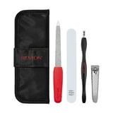 PR REV Manicure Essentials Kit with Travel Case, Nail Care Tools, Adult, 4 Pieces