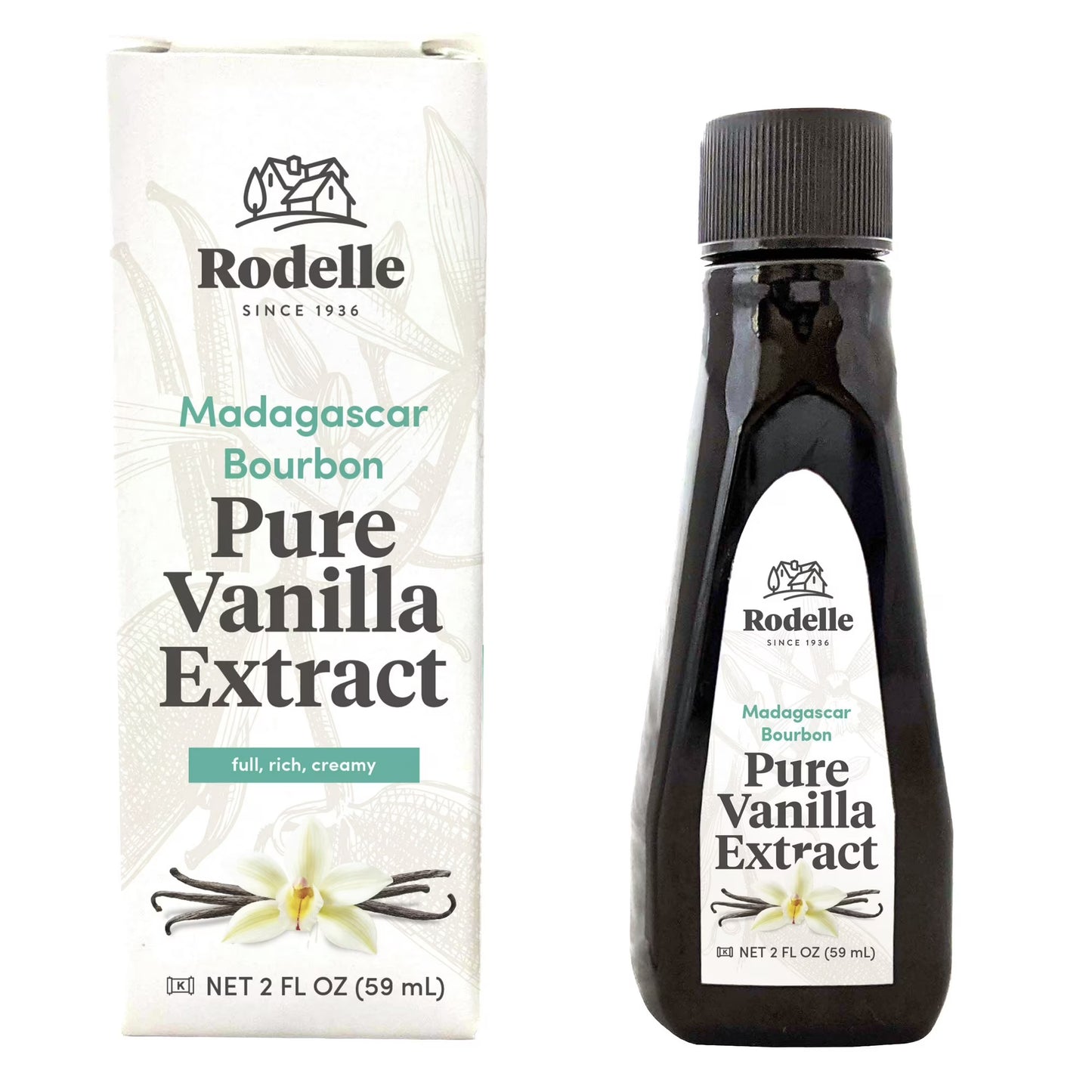 Rodelle Madagascar Pure Vanilla Ext. 2oz