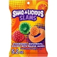 Shaq-A-Licious Slams Gummies, Fruit Flavored Chewy Candy, Bag 5.2 oz