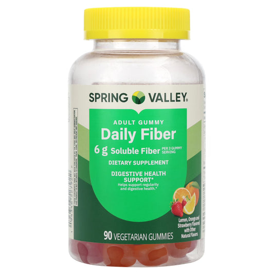 Spring Valley Adult Daily Fiber Dietary Supplement, 90 Gummies