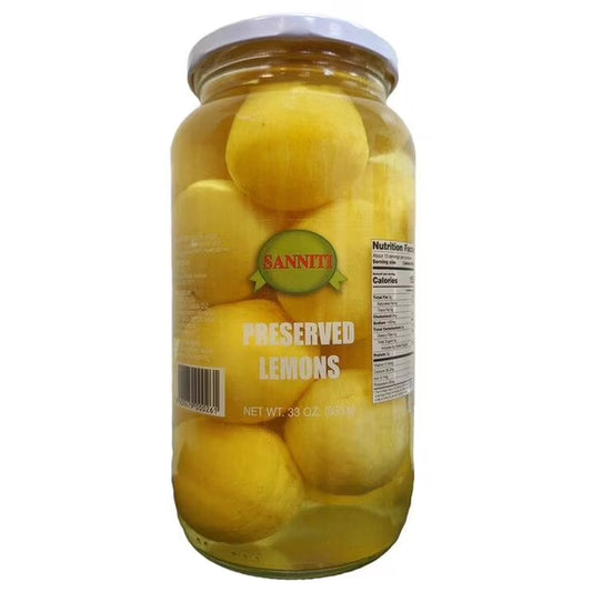 Sanniti Preserved Lemons, 33 oz