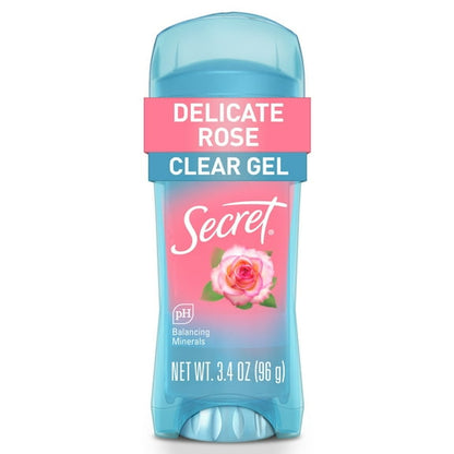 Secret Invisible Solid Antiperspirant Deodorant, Rose Scent, 2.6 oz