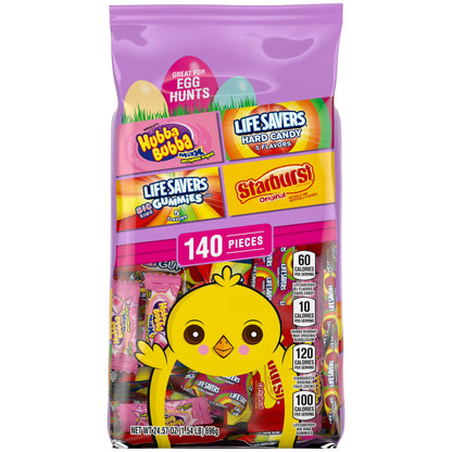 Skittles, Starburst, Life Savers & Hubba Bubba Easter Basket Skittles, Starburst, Life Savers & Hubba Bubba Easter Basket Stuffers - 140 Ct BagStuffers - 140 Ct Bag