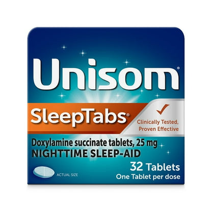 Unisom SleepTabs Doxylamine Succinate Tablets 80ct