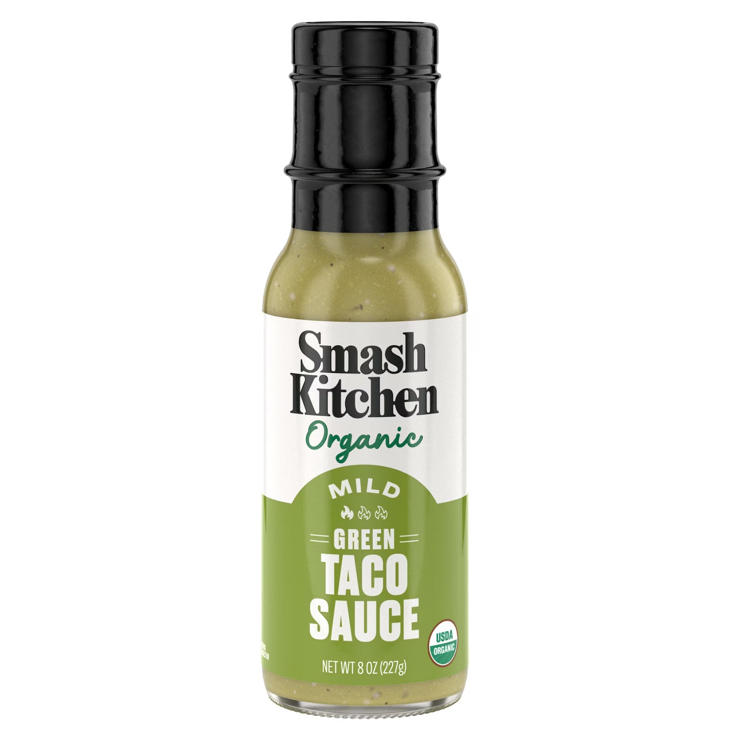 Smash Kitchen Organic Mild Green Taco Sauce, 8 oz