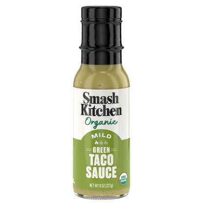 Smash Kitchen Organic Mild Green Taco Sauce, 8 oz