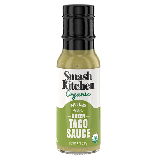 Smash Kitchen Organic Mild Green Taco Sauce, 8 oz
