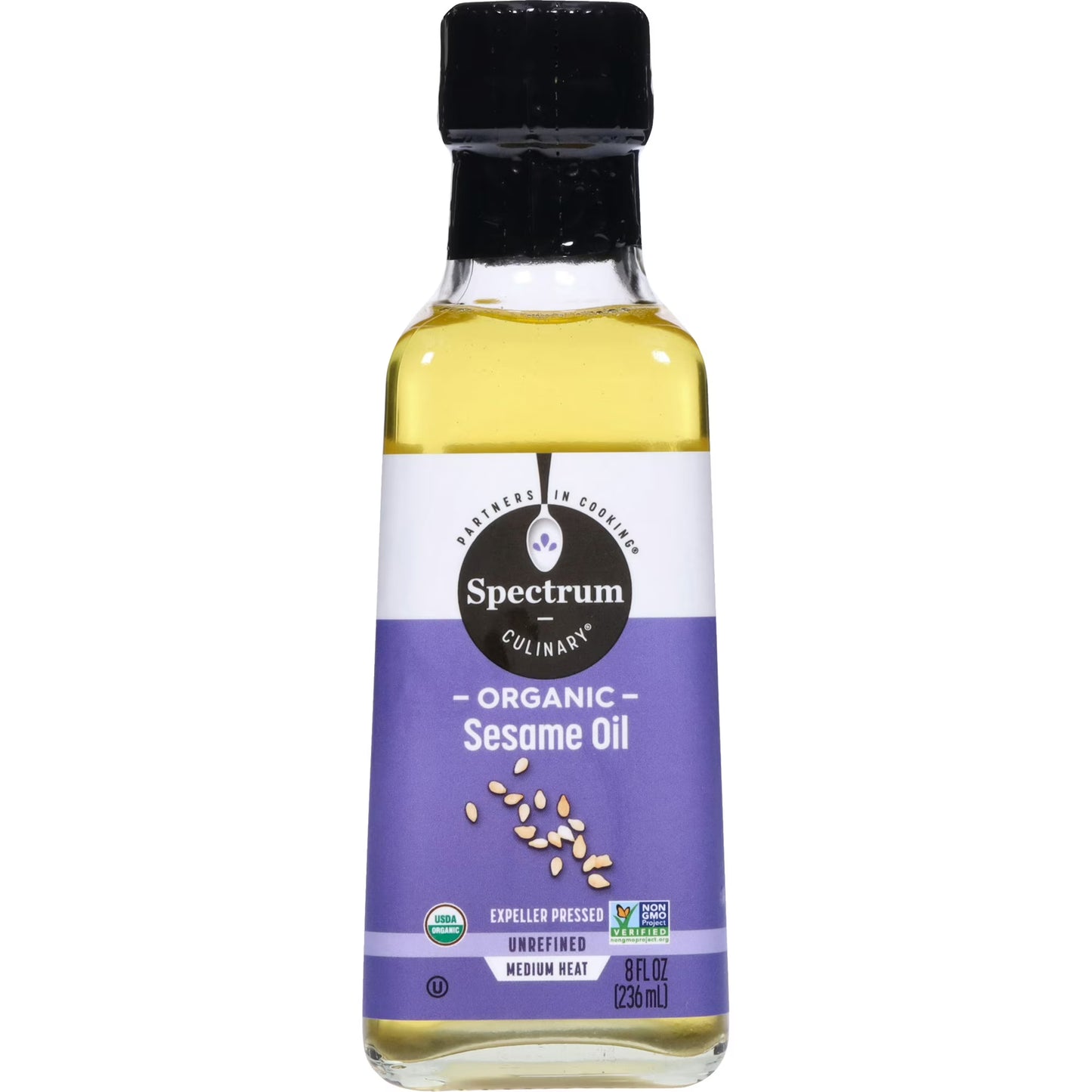 Spectrum Naturals Organic Unrefined Sesame Oil, 8 fl oz