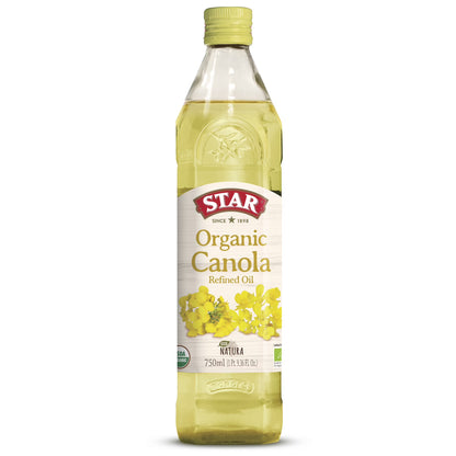 Star Organic Canola Refined Oil, 750ml Bottle