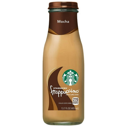 (6 pack) Starbucks Frappuccino Mocha Iced Coffee Drink, 13.7 fl oz Bottle