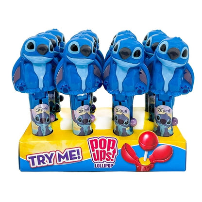 Stitch Lollipop Holder Case, 12 Count, Includes Lollipops