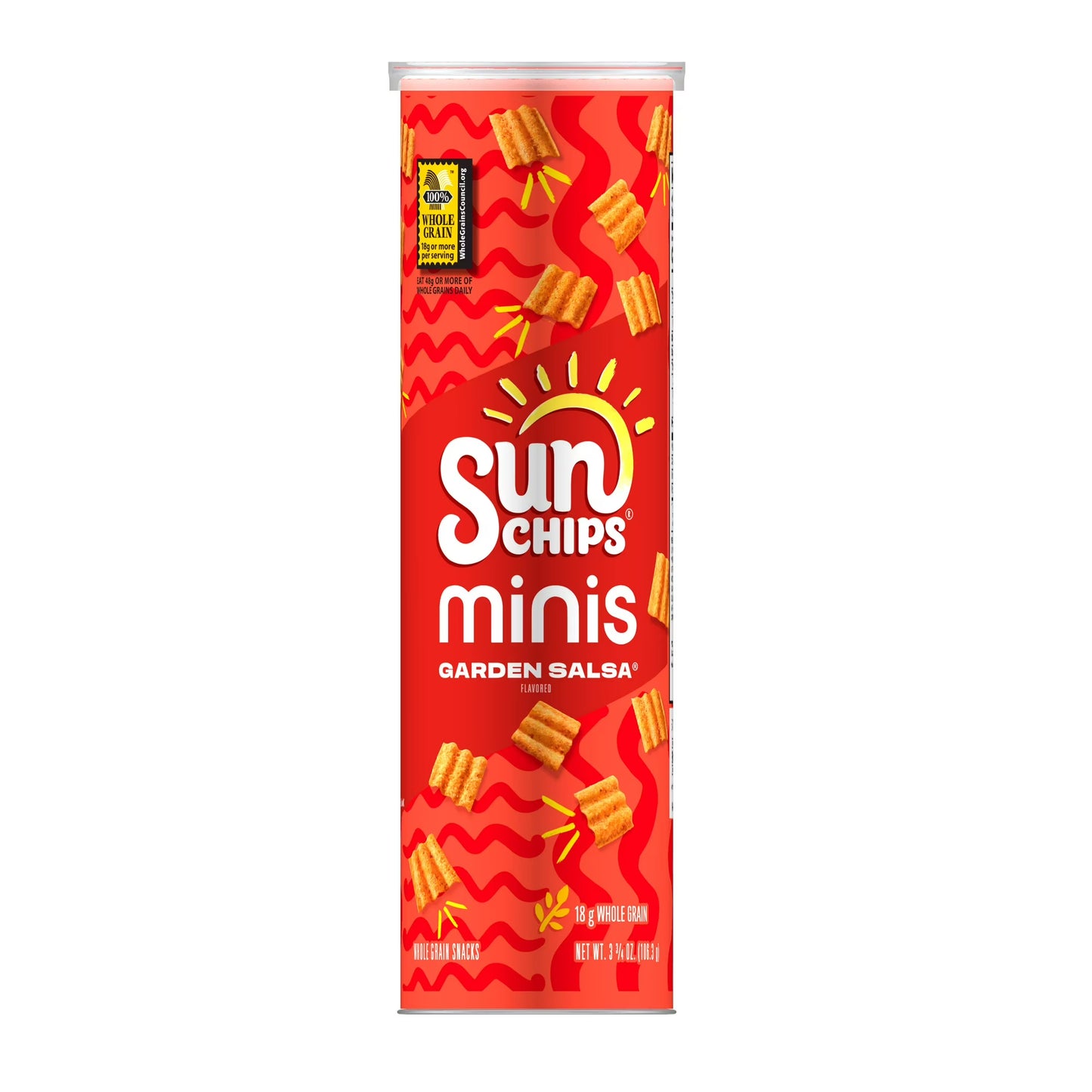 SunChips Minis Garden Salsa Flavored Canister, 3.75 oz