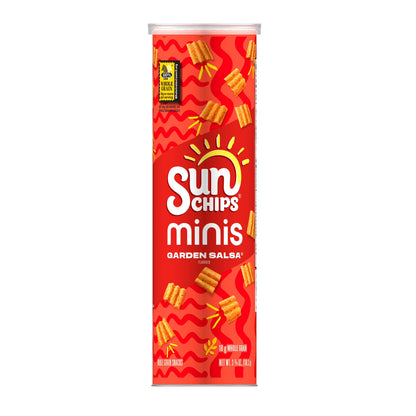 SunChips Minis Garden Salsa Flavored Canister, 3.75 oz