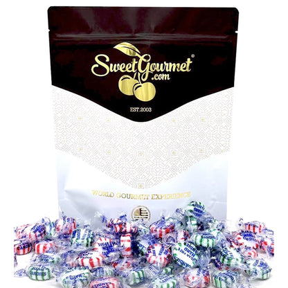 SweetGourmet Sugar-Free Christmas Starlights, Spearmint Peppermint Arcor Hard Candy, 1 Pound