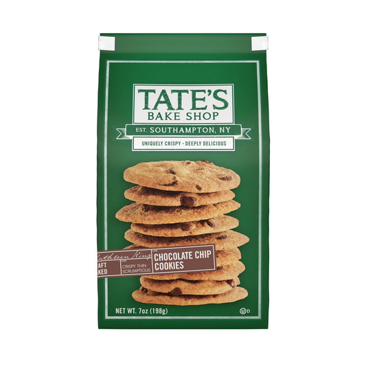 (3 pack) Tate's Bake Shop Chocolate Chip Cookies, 7 oz