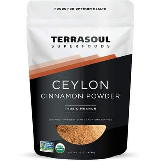 Terrasoul Superfoods Organic Ceylon Cinnamon Powder, 2 Lbs (1 Lb 2-Pack)