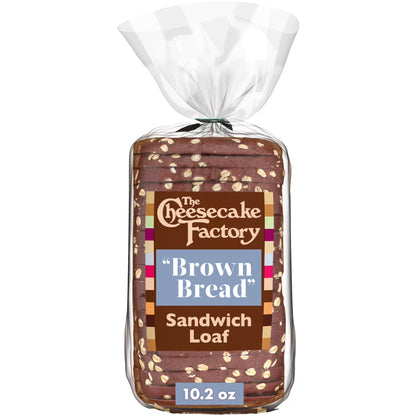 The Cheesecake Factory At Home Famous "Brown Bread" Sweet Wheat Sandwich Loaf, 18.7 oz, Kosher Rye Bread, Bag
