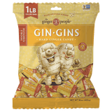 The Ginger People GIN GINS Double Strength Hard Ginger Candy - 1lb - Pack of 1