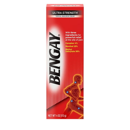 (2 pack) Ultra Strength Bengay Non-Greasy Topical Pain Relief Cream, 4 oz