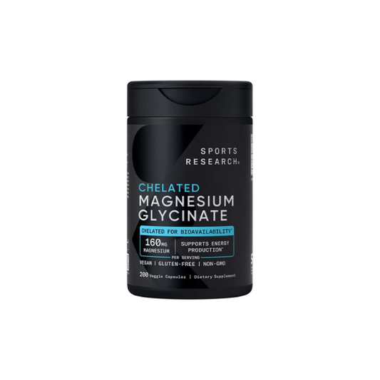 Chelated Magnesium Glycinate 160mg (200 veggie capsules) Sam's Club
