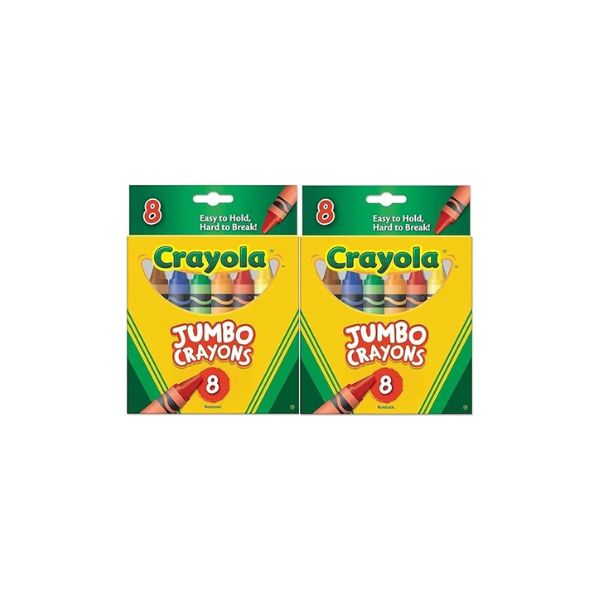 Crayola 52-0389 Crayons Jumbo, Pack of 2