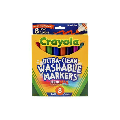 Crayola 8 Ct Bold Broad-Line Washable Markers