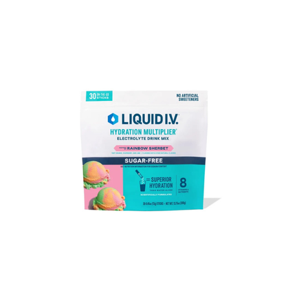 Liquid I.V. Sugar Free Hydration Multiplier, Rainbow Sherbet, 30 pk.
