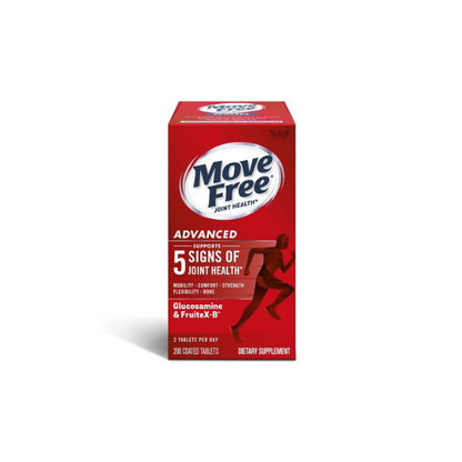 Move Free Advanced Glucosamine Joint Health Support Supplement Tablets, 200 ct.