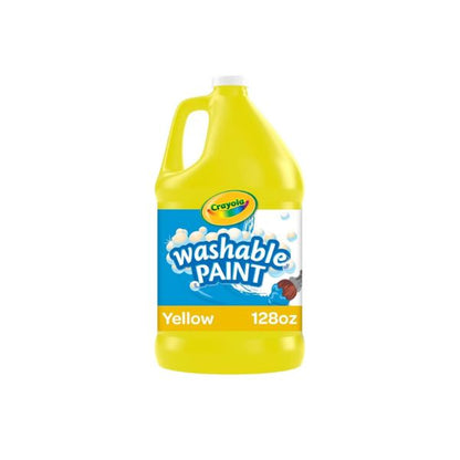 Crayola Washable Paint For Kids - Yellow (1 Gallon), Kids Arts And Crafts Supplies, Non Toxic, Bulk