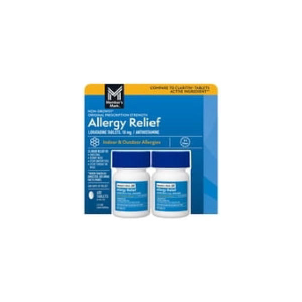 Member’s Mark Allergy Relief Loratadine Tablets 10 mg, 400 ct.