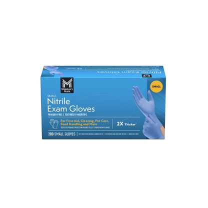 Member's Mark Nitrile Exam Gloves, Choose your Size, 200 ct.