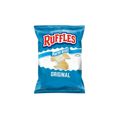 Ruffles Original Flavor Potato Snack Chips,Party Size, 13 oz Bag