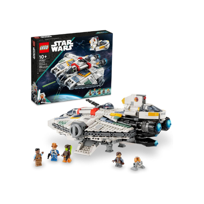 LEGO Star Wars Ahsoka Ghost and Phantom II Spaceship Toy - Star Wars Building Toys Set for Kids, Boys & Girls, Ages 10+ - Gifts for Birthdays - 5 Minifigures - 75357
