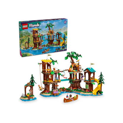 LEGO Friends Adventure Camp Tree House 42631 | Back to School Gift for Students, Building Toy, Girls & Boys, Ages 8+, Toy Figures & Playset, 1128 pieces, W/ 5 Minidolls