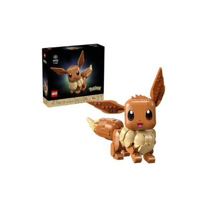 LEGO Pokémon Eevee - Collectible Building Set for Adults, Ages 18+ - Posable Pokémon Figure for Display - Desk, Bookshelf or Home Office Decor - Gift for Men & Women - 72151