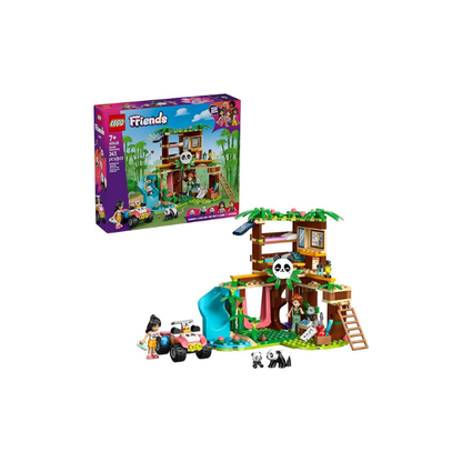 LEGO Friends Panda Sanctuary Animal Care Building Toy - Playset for Girls & Boys, Ages 7+ - Gift Idea for Birthdays - W/ 2 Minifigures & Panda Toys - 42648