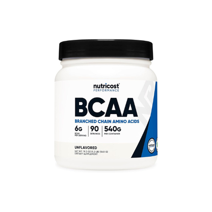 Nutricost BCAA Powder 2:1:1 (90 Servings, No Flavor Added) - Branched Chain Amino Acids