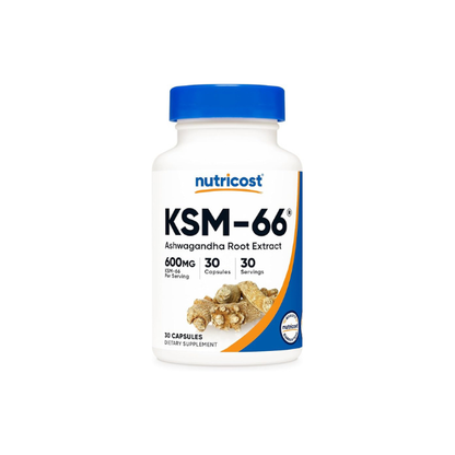 Nutricost KSM-66 Ashwagandha Root Extract (600mg) 30 Capsules