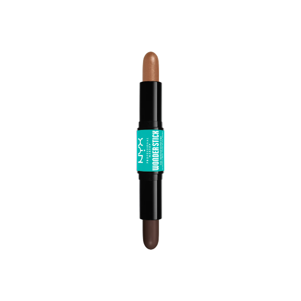 NYX Professional Makeup Wonder Stick Contour Stick, 2-in-1 Highlight and Contour, Deep, 0.14 oz