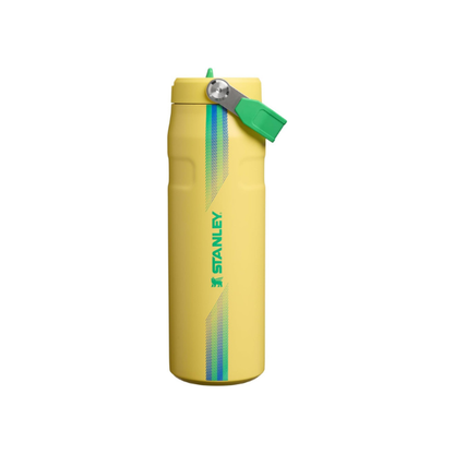 STANLEY IceFlow Flip Straw 2.0 Bottle, 24 oz, Team Yellow Green