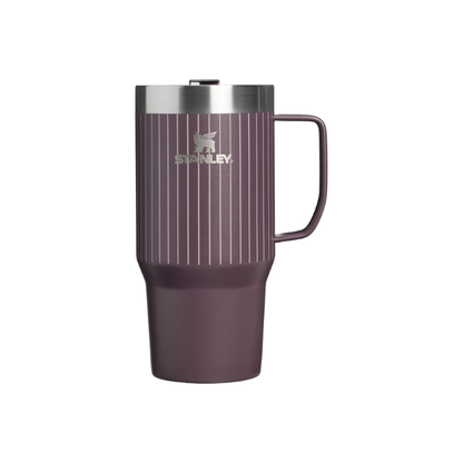 STANLEY Everyday Suburban Mug with Lid, 24 oz, Fig Pinstripe