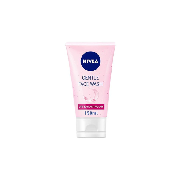 NIVEA Soothing Facial Cleansing Gel Cream for Dry and Sensitive Skin with Almond Oil, Gentle Daily Face Cleanser with Soft Cream Texture, Fresh Skin Feel, 150 ml / 5.07 fl oz