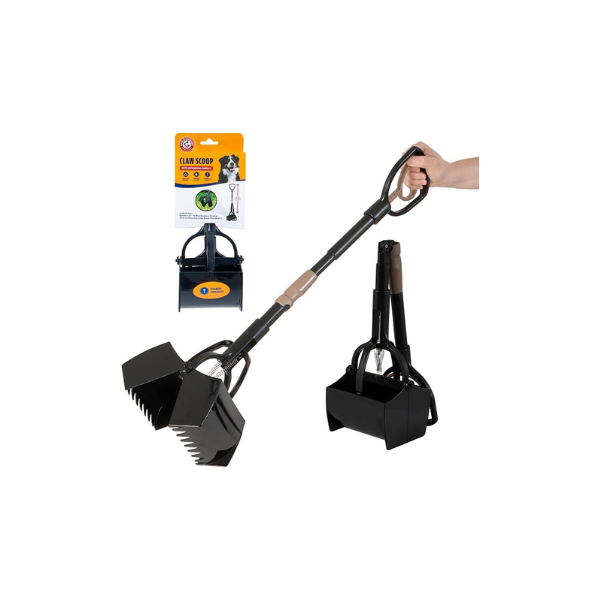 Arm and Hammer Claw Pooper Scooper for Dog Waste, Easy Yard Cleanup Tool