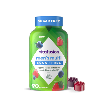 Vitafusion Men's Multivitamin Gummies Sugar Free | 90 Gummy Vitamins